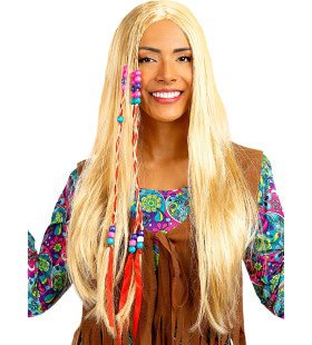 Hippie Perücke Blond