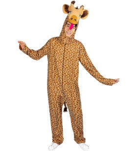 Mega Relaxte Giraffe Onesie Kostuum