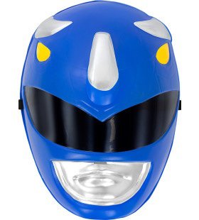 Power Ranger Maske Blau für Kinder