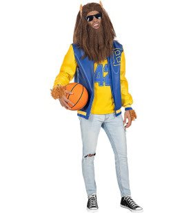 Basketballende Tiener Weerwolf - Teen Wolf Man Kostuum