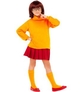 Velma Kostüm für Mädchen Scooby Doo