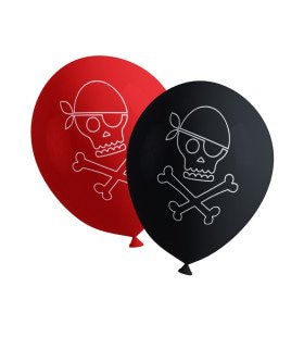 8 Piraten Luftballons - Pirates Party