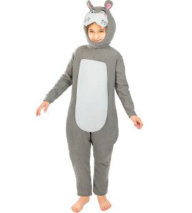 Hippe Nijlpaard Onesie Kostüm für Kinder