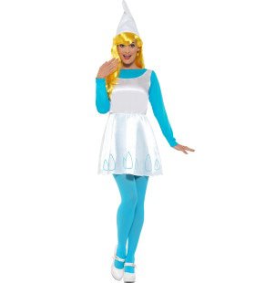 Smurftastische Smurfette Vrouw Kostuum