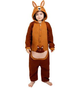 Onesie Kangoeroe Met Kleine Joey Kostüm für Kinder