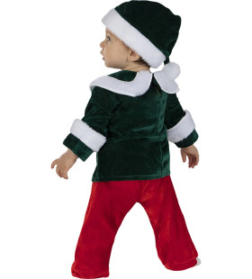 Megaschattige Deluxe Kerst Elf Baby Kostüm für Kinder