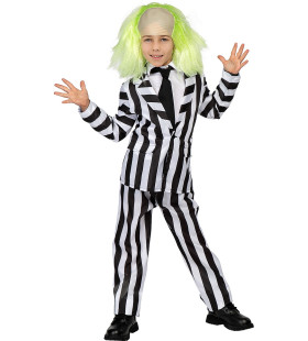 Beetlejuice Striped Suit Kostüm für Kinder