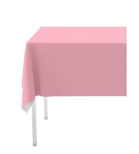 1 Tischdecke Rosa - Unifarben