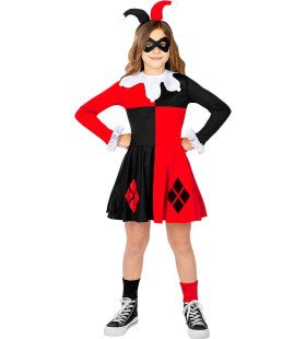 Harley Quinn Kostüm für Mädchen Dc Comics