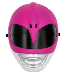 Power Ranger Maske Pink für Kinder