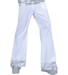 Disco -Tänzer Broek Weiß Herren