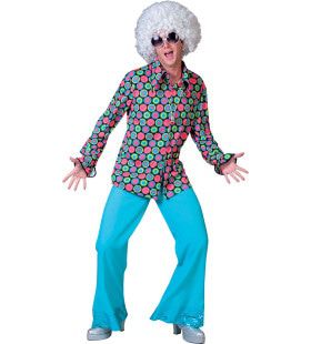 Disco Dot -Hemd Herren