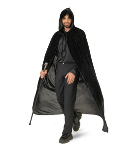 Velvet Zwarte Cape Unisex