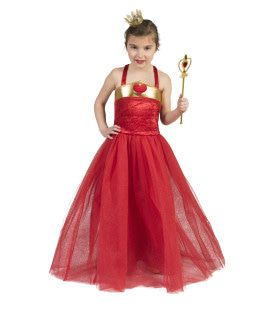 Rote Königin Ambrosia Prinzessin Kleid Kostüm für Mädchen