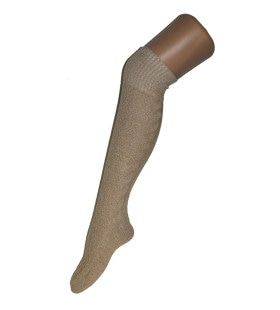 Knie-Hohe Strümpfe 53 Zentimeter Größe 42-46 Beige