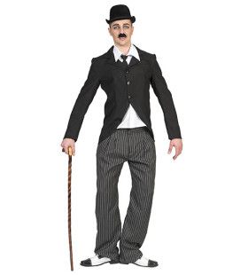 Komiek Van Het Witte Doek Charlie Chaplin Man Kostuum