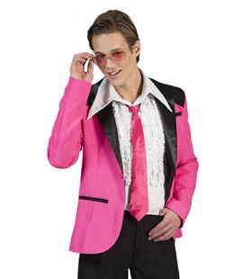 Ganz Falsche Rosa Galajacke Herren