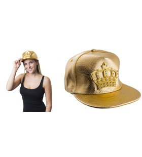 Baseball Cap Met Gouden Kroontje