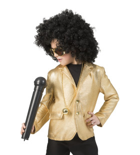 Disco Fever Popster Jacke Gold für Kinder