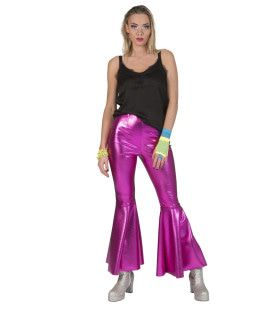 Disco Fever Hosen Glänzendes Rosa Damen