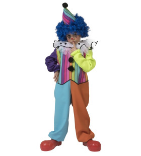 Rainbow Clown Junge Kostüm für Kinder