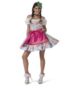 Tyrolischer Dirndl Rosalinde Damenkostüm