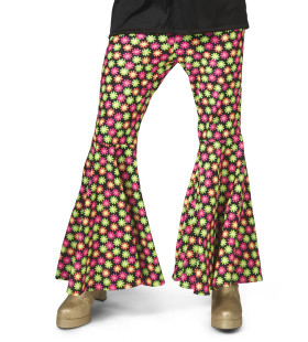 Fluor Flower Power Goes Disco Broek Man