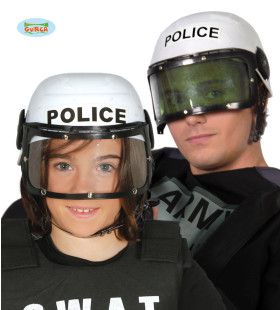 Professionelle Helm -Aufruhrpolizei