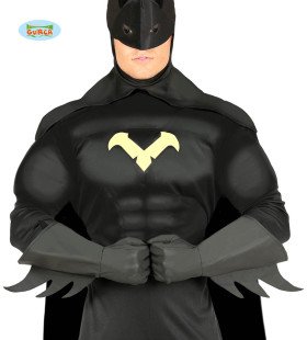 Superheld Batman Handschoenen Met Vlammen