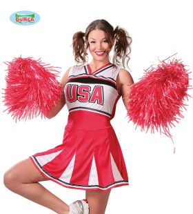 Pompon Cheerleader Rood