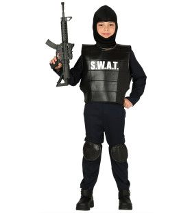 S.w.a.t. Agent Anti Terroristen Brigade Jongen Kostuum