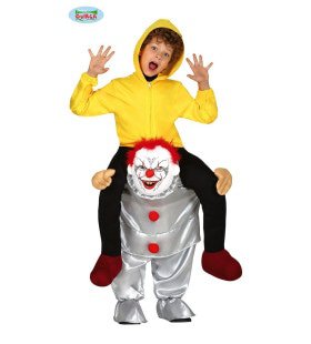 Ontvoerd Door Een Horror Clown Kind Kind Kostuum