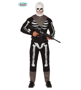 Fortnite Skull Trooper Game Man Kostuum