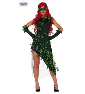 Superschurk Poison Ivy Uit Batman Vrouw Kostuum