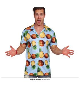 Hawaii Shirt Sappige Ananas Man