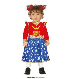 Superheldin Wonder Baby Meisje Kostuum