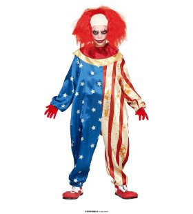 Moordlustige USA Clown Kind Kostuum