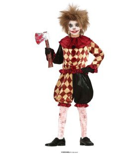 Meest Griezelige Gekke Clown Kind Kostuum