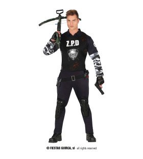 Zpd Zombie Police Department Security Man Kostuum