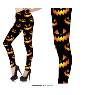 Hongerige Pompoen Monsters Legging Damen