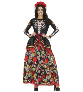 Mexicaanse Catrina Dag Van De Doden Damenkostüm