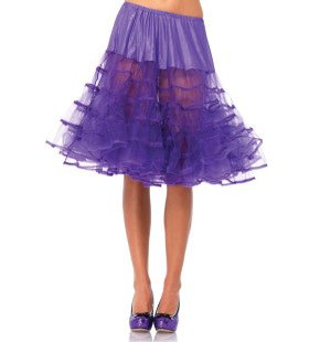 Medium Lange Petticoat Paars