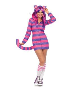 Cheshire Cat Uit Alice In Wonderland Vrouw Kostuum