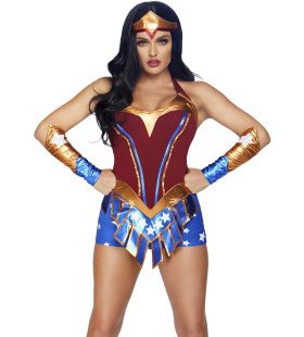 Super Sexy Held Wonder Woman Damenkostüm