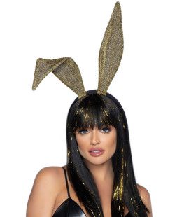 Gouden Glitter Playboy Bunny Oren