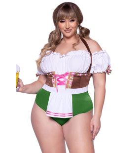 Flirterige Fraulein Plus Size Vrouw Kostuum