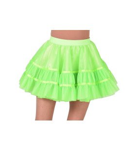 Rockabilly Petticoat Neon Groen Vrouw