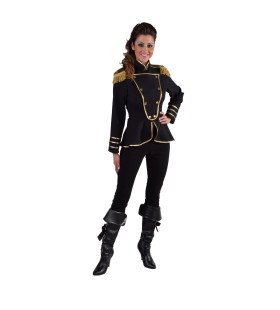 Kavallerieuniformjacke Schwarz Damen