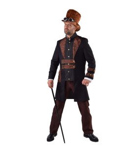 Steampunk Science Fiction Dampfkraft Herrenkostüm