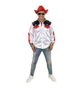 Line Dance Cowboy Las Vegas Rodeo Blouse Man